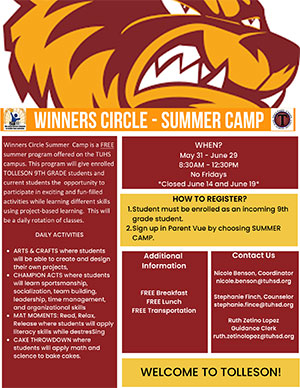 Click to view 2023 Summer Camp Flyer
